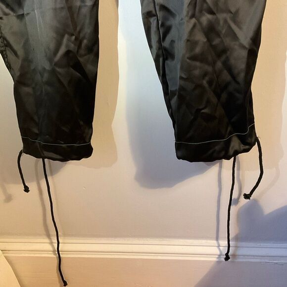 Dolls Kill Punk Trap Chain Cargo Oversized Tie Ankle Pants, XS punk goth baddie - Picture 9 of 16